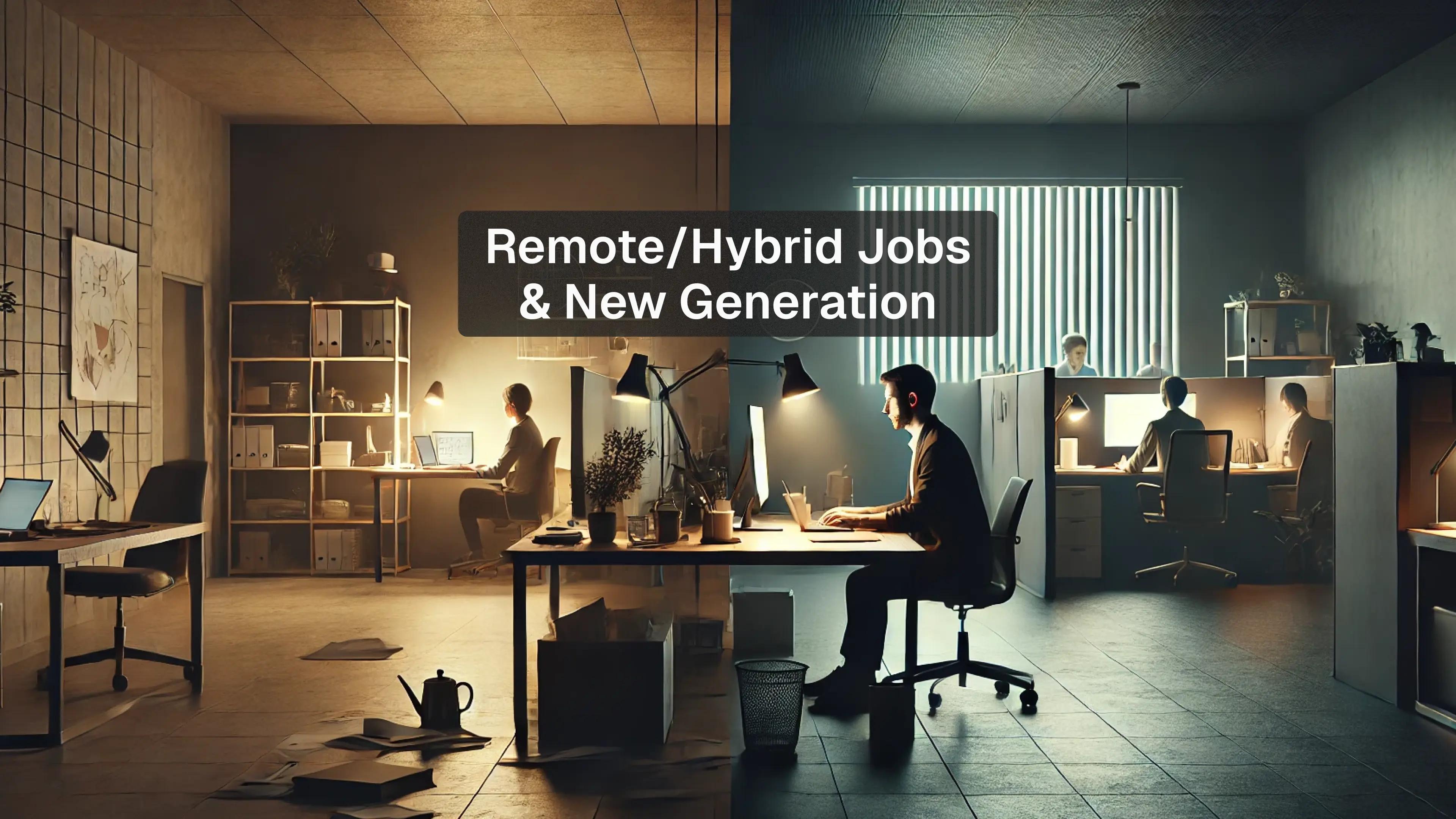 Surging Demand for Remote/Hybrid Jobs in the New Generation